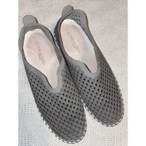 Ilse Jacobsen Women’s Casual Loafers Sz 39 U.S. 8 M Gray Leather Going Out 2